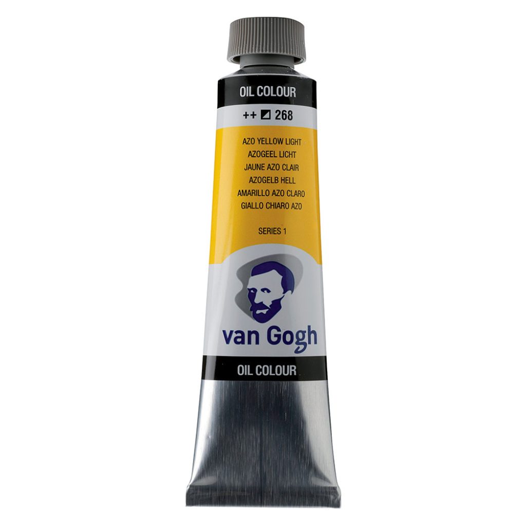 OLEO VAN GOGH TUBO  40 MLS.  AMARILLO AZO CLARO