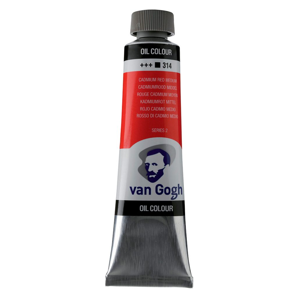 OLEO VAN GOGH TUBO  60 MLS. ROJO CADMIO