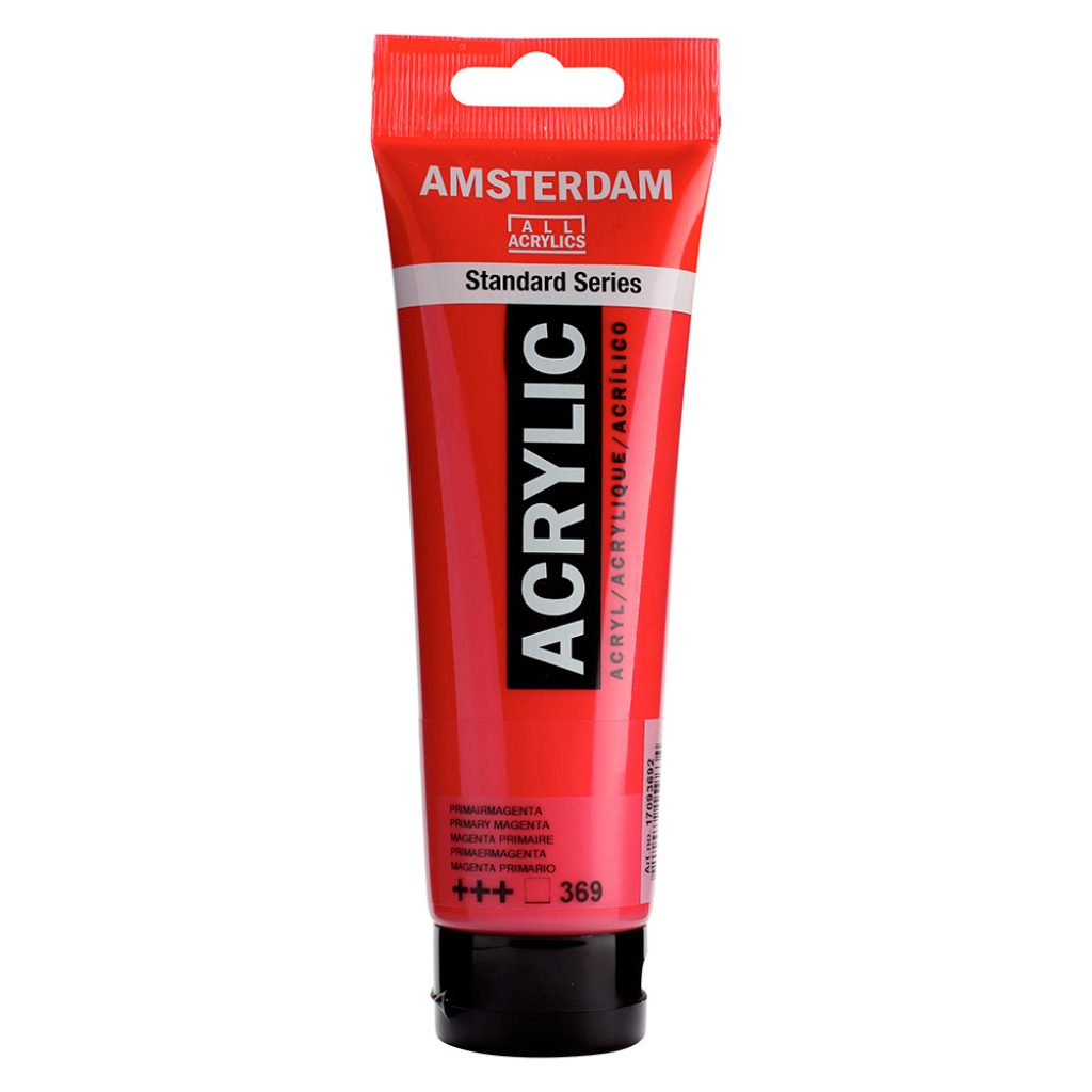 ACRILICO AMSTERDAM TUBO 120 MLS.MAGENTA PRIMARIO