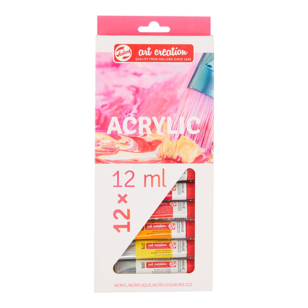 TAC ACRILICO ART CREATION ESTUCHE 12 TUBOS X 12 MLS.