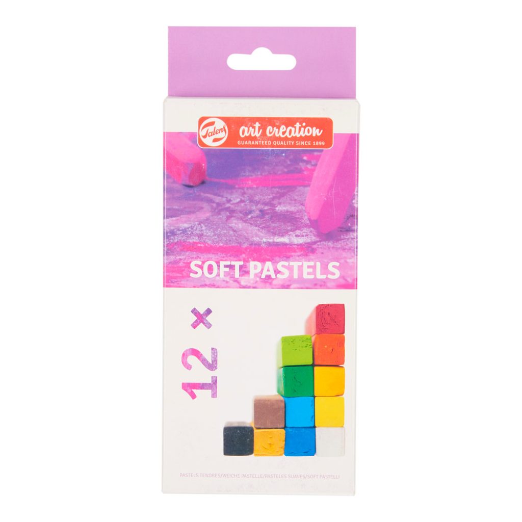 ESTUCHE PASTEL TAC SET 12 BARRAS CUADRADAS SURTIDAS